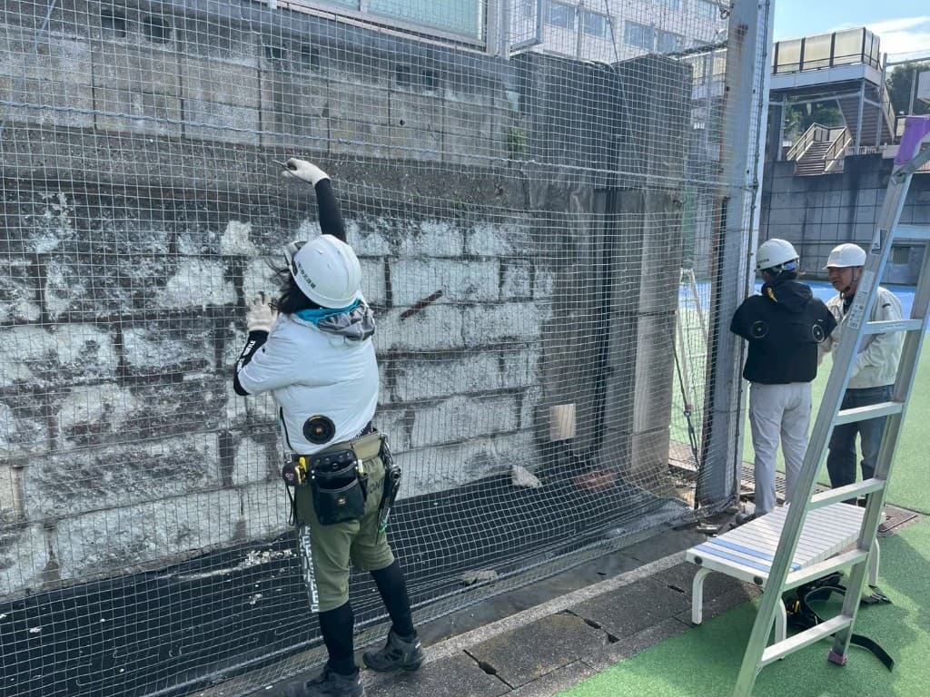 防球ネット修繕・張替え